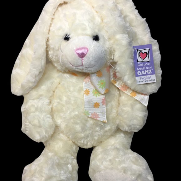 RARE Ganz Vanilla Cream Bunny Plush 15in. - Picture 2 of 11